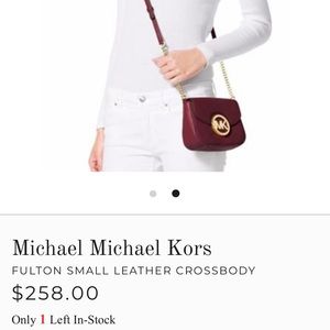 Michael Kors Leather Crossbody